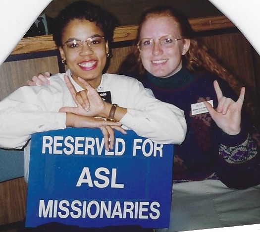 MTC ASL Missionaries sign